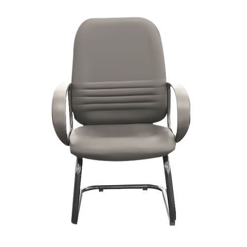 VISITOR CHAIR W/PL ARMREST BLK 66X55X101CM AF-8578