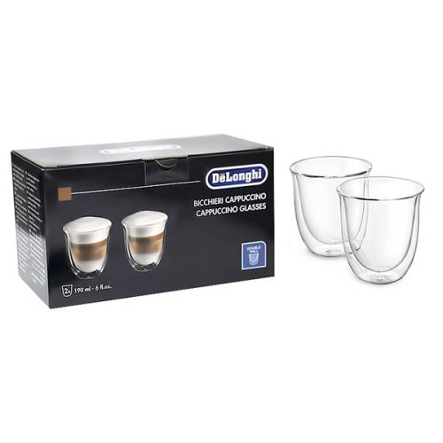 DELONGHI CAPPUCCINO DL GLASS 2 PIECES SET DLSC311