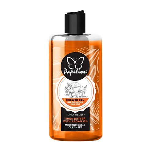 PAPILION SHOWER GEL SHEA BUTTER WITH ARGAN OIL 400ML