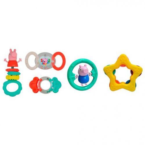 PEPPA PIG RATTLE AND TEETHER SET PP17092