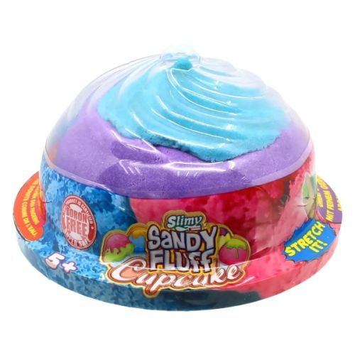 SLIMY SANDY FLUFF CUPCAKE SLIME 2 COLOUR  140G 32262