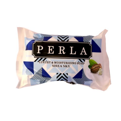 PERLA LUXURY MOIST SOAP SHEA SKY BLUE 175G