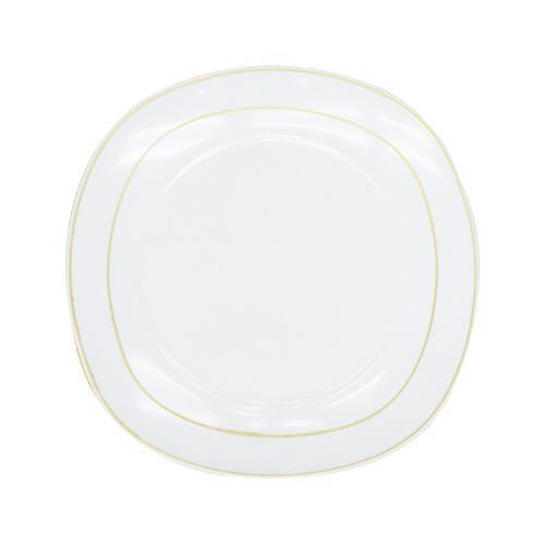 CERAMIC DESSERT PLATE 75  WHITE 75DPGGK