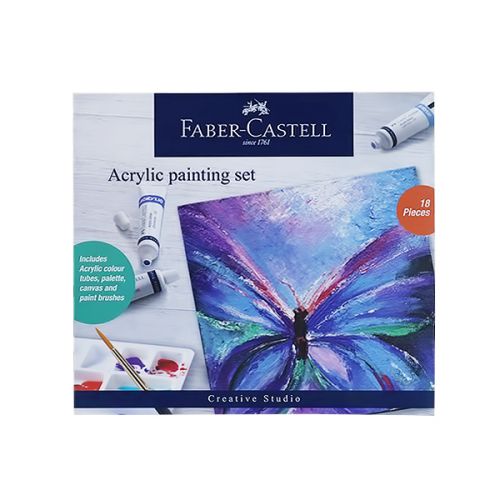 FABER-CASTELL ACRYLIC PAINTING CS SET 574111