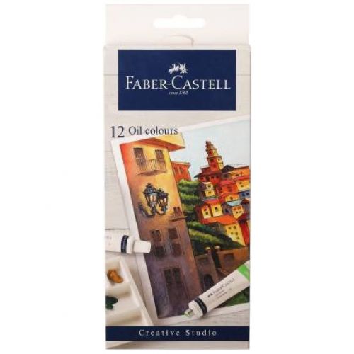 FABER-CASTELL OIL COLOUR CS 12 TUBES 9ML 379512