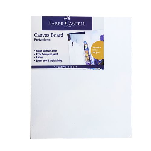 FABER-CASTELL ART CANVAS BOARD (10 X 12)" 891012