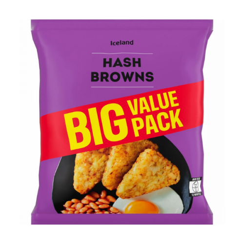 ICELAND HASH BROWNS 800G 