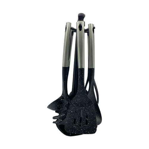 COOKING TOOLS WITH STAND 6 PIECES SET NYLON 