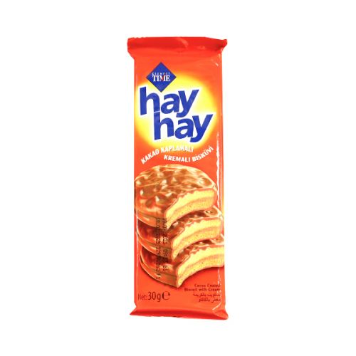 HAYHAY COCOA COATED BISCUIT 30G