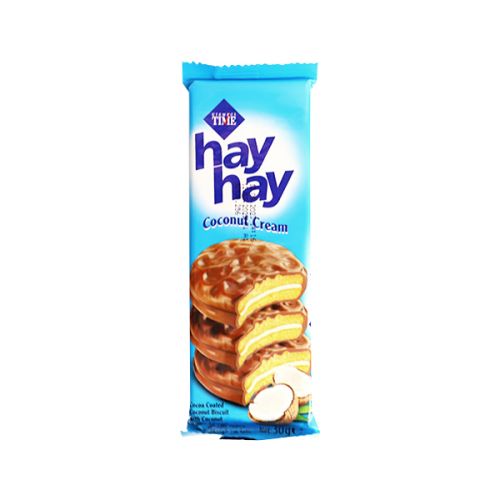 HAYHAY COCOA COATED BISCUIT WITH COCONUT CREAM 30G