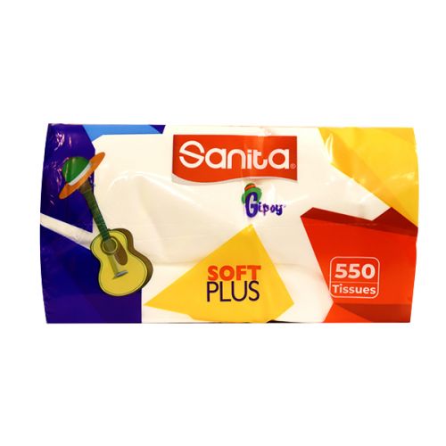 SANITA GIPSY FACIAL TISSUE 550SHEET 