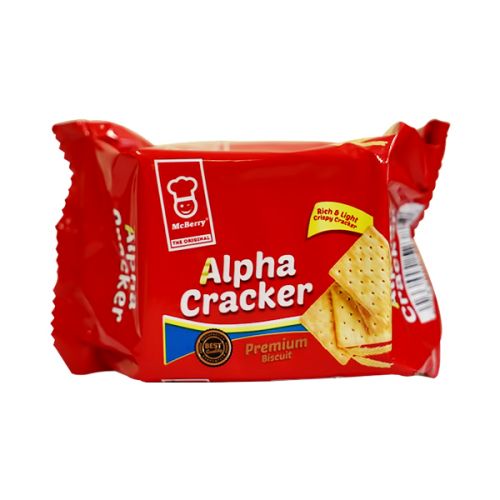 MCBERRY ALPHA CRACKER PREMIUM BISCUIT 60G