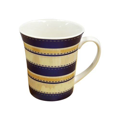 MUG HORIZONTAL STRIPS DESIGN (9 X 10.2)CM