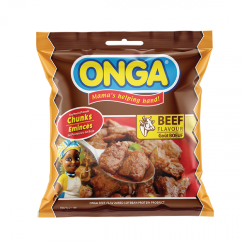 ONGA SOYBEAN PROTEIN CHUNKS BEEF FLAVOUR 180G