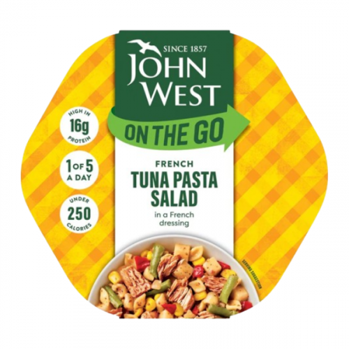 JOHN WEST ON THE GO FRENCH TUNA PASTA SALAD 240G