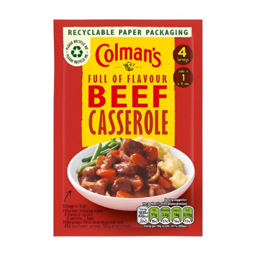 COLMANS CASSEROLE MIX BEEF 40G  