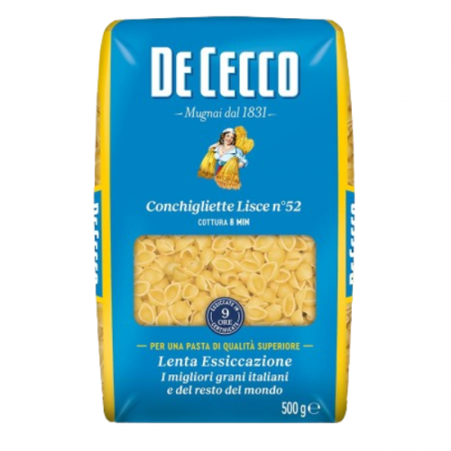 DE CECCO PASTA N.52 CONCHIGLIETTE 500G  