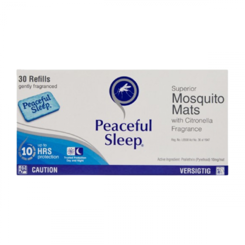 PEACEFUL SLEEP MOSQUITO MATS 2X10G