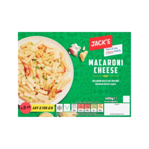 JACKS MACARONI CHEESE 395G 