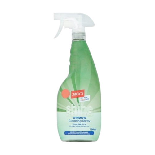 JACKS SHINE WINDOW CLEANINING SPRAY 750ML