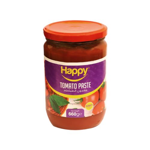 HAPPY TOMATO PASTE JAR 660G