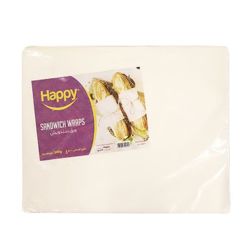 HAPPY SANDWICH PAPER WRAPS 500G