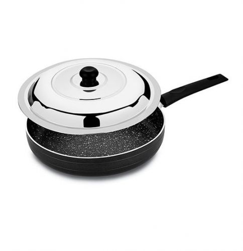 FRYING PAN WITH LID NON-STICK 275MM S/L 26050