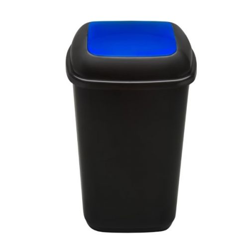 QUATRO BIN BLACK WITH BLUE LID 90L 707-02