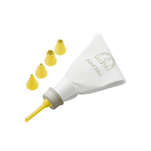 PEDRINI CAKE ICING SET WITH 5 NOZZLE & LINED BAG 0062-420