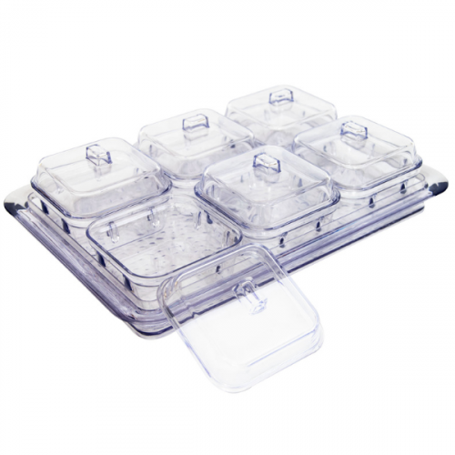 TRANSPARENT ACRYLIC BREAKFAST SET 1825