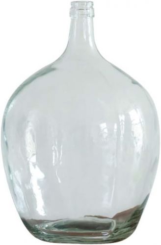 GLASS VASE OBLONG CLEAR (28 X 38)CM DZ2538