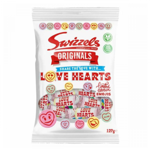 SWIZZELS LOVE HEARTS ORIGINAL 127G