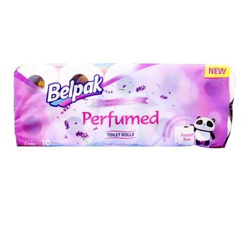 BELPAK  PERFUMED T-ROLL (LAVENDER) 10 ROLLS