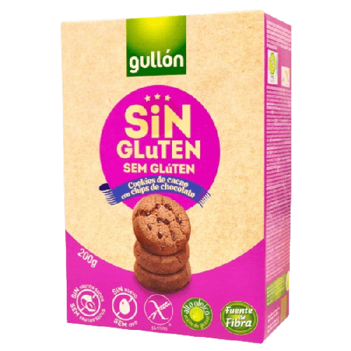 GULLON GLUTEN FREE COOKIES WITH CHOC CHIPS 200G