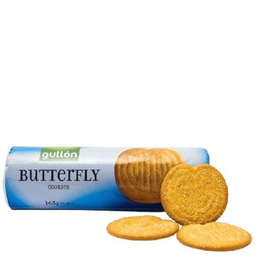 GULLON BUTTERFLY COOKIES 165G