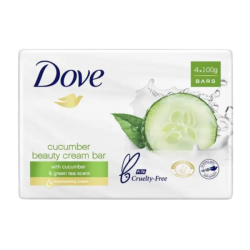 DOVE BAR SOAP GO FRESH CUCUMBER 4PK