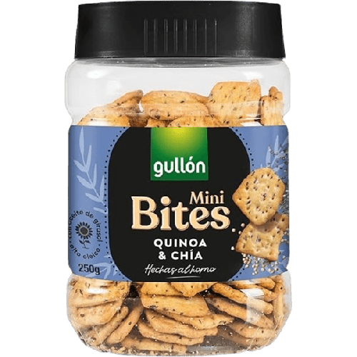 GULLON MINI BITES QUINOA & CHIA 250G