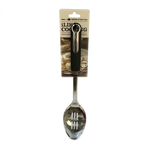 I LIKE COOKING SLOTTED SPOON BLACK ICC777KA0124