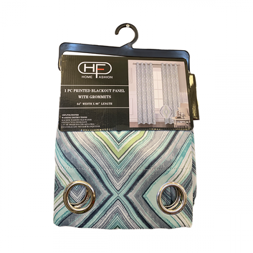WINDOW CURTAIN WITH 8 GROMMETS GREY (54 X 90)" BP031