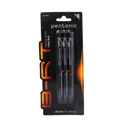 LINC PENTONIC BALL PEN BLACK 3 PIECES SET B-RT