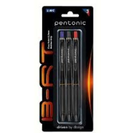 LINC PENTONIC BALL PEN AST 3 PIECES SET B-RT