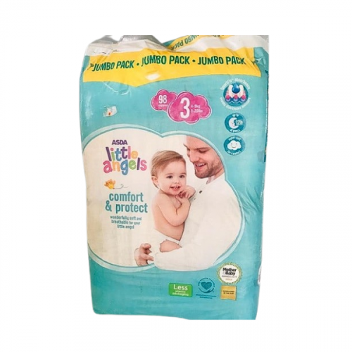 LITTLE ANGELS DIAPERS SIZE-3 98PCS