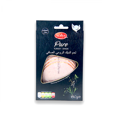VOLYS - SLICED TURKEY BREAST 150G 
