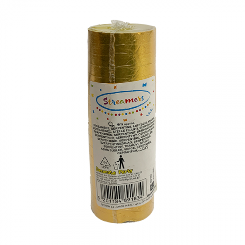 PROCOS STREAMERS METALLIC GOLD PROAPROCESSE0005