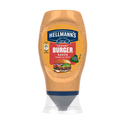 HELLMANN'S CHUNKY BURGER SAUCE 250G