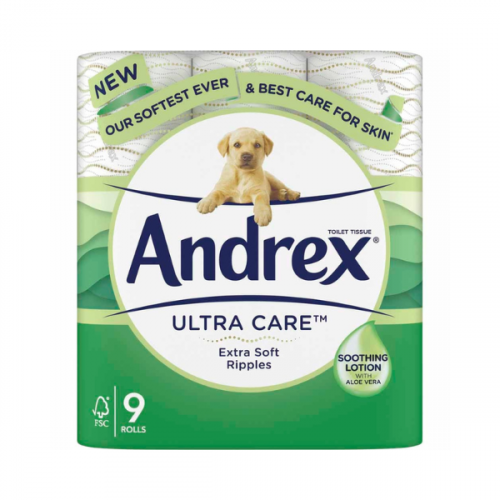 ANDREX TOILET TISSUE ULTRA CARE 9-ROLLS