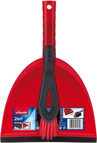 VILEDA DUSTPAN WITH BRUSH 141742