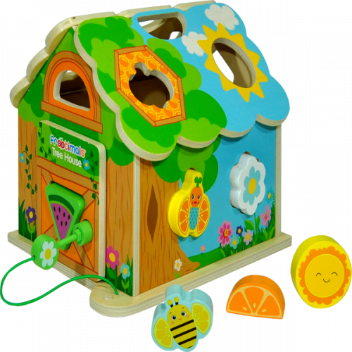 FROOTIMALS TREE HOUSE SHAPE SORTER KIDS FT00032