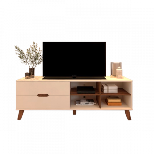 TV STAND OFF WHITE/PINE 75" VERONA