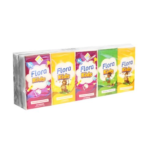 FLORA KIDS DISPOSABLE HANDKERCHIEF (10X30)